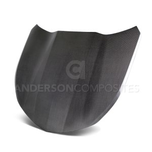 Chevrolet Camaro Hood - Anderson Composites - OE Style, Non Vented - Carbon Fiber - `16-`18